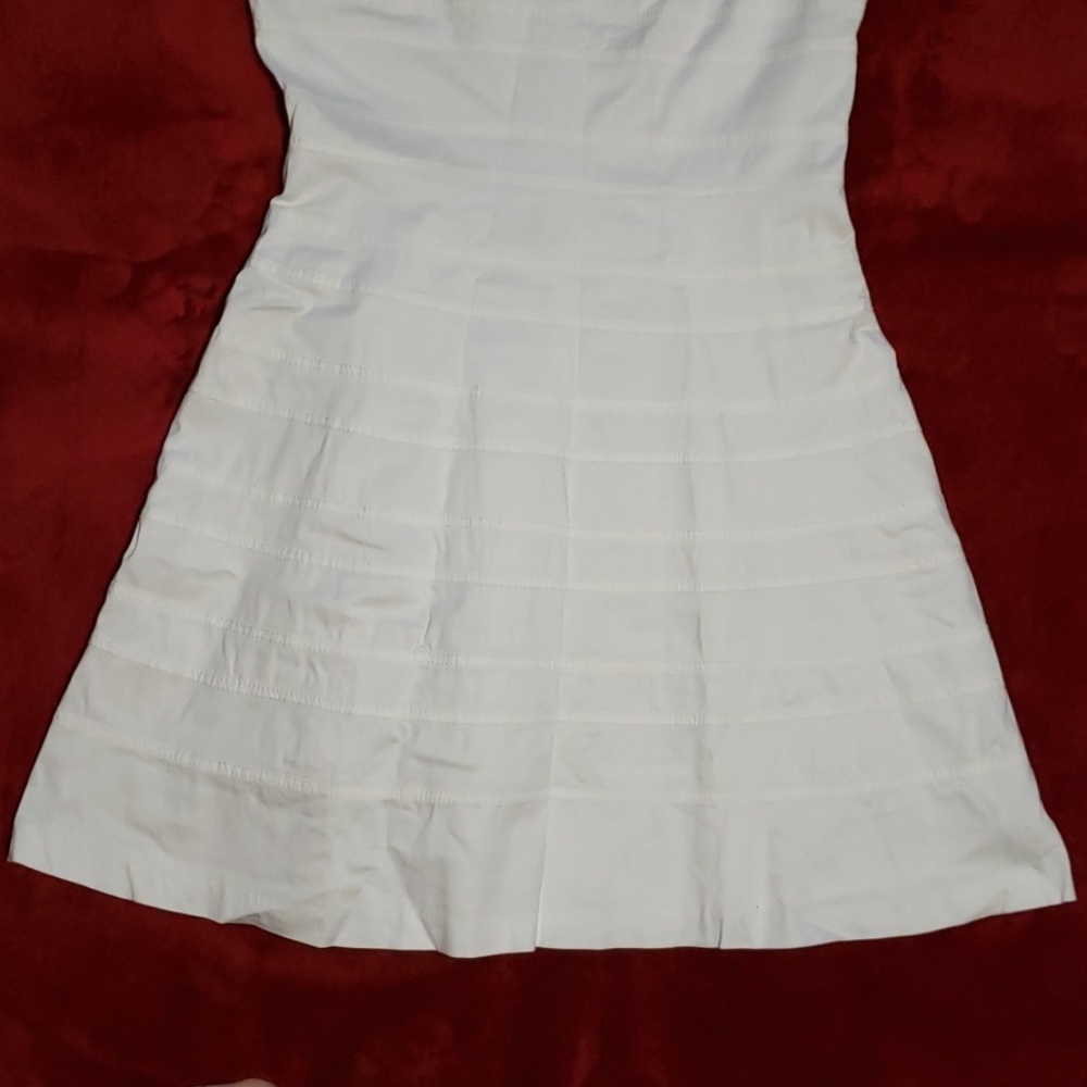 Calvin Klein beautiful white dress sz-12 - Picture 4 of 5